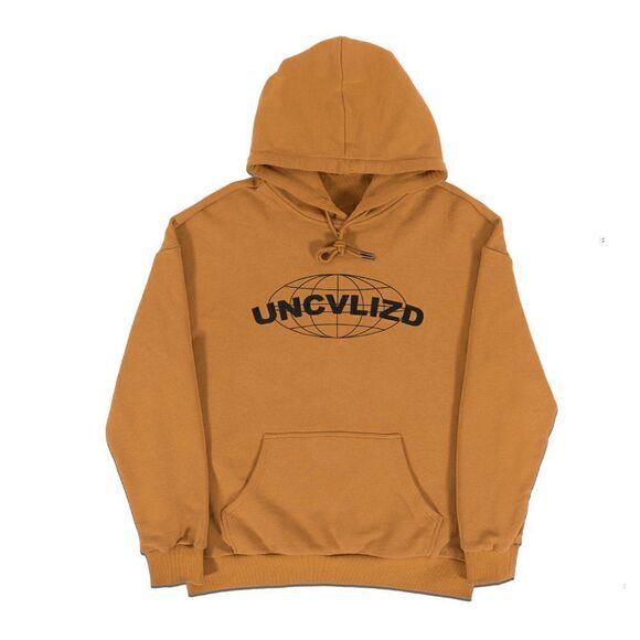 Globe Hoodie -Rust size Large - Picture 1 of 1